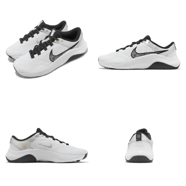 【NIKE 耐吉】訓練鞋 Wmns Legend Essential 3 NN P 女鞋 白 黑 緩震 重訓 運動鞋(DQ4674-100)
