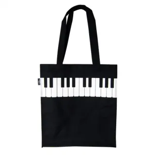【KM MUSIC】鍵盤 手提袋(文具 手提袋 鋼琴鍵盤 收納袋 音樂提袋 袋子)