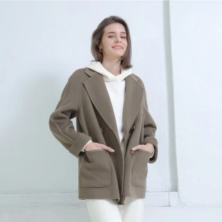 【AVVJOY 艾薇卓爾】織帶裝飾西裝外套