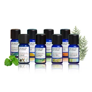 【愛爾蘭-自然之事】頂級有機單方精油12ml 任1入(絲柏.茶樹.尤加利.廣藿香.香茅.檸檬.薄荷.甜橙)