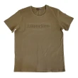 【Crocodile Junior 小鱷魚童裝】『小鱷魚童裝』立體鋼印文字T恤(產品編號 : C63404-可可色-小碼款)
