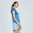 【Kspire】印度純棉漸層刺繡連身洋裝 藍色(短版洋裝 藍色連身裙 氣質洋裝 現貨)