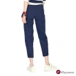 【KeyWear 奇威名品】拼接休閒口袋設計八分褲(運動系列)