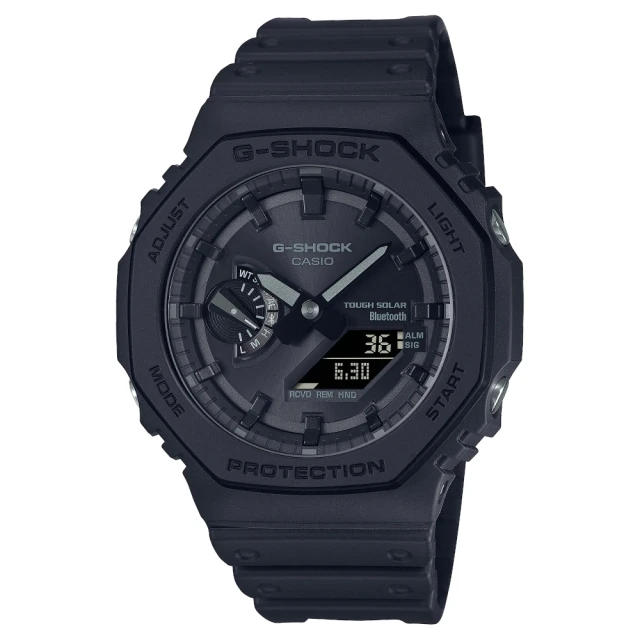 CASIO 卡西歐 G-SHOCK八角藍芽連線雙顯錶(GA-B2100-1A1)