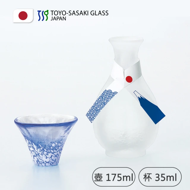 【TOYO SASAKI】富士山招福壺杯組/1壺1杯(日本高質量玻璃代表)