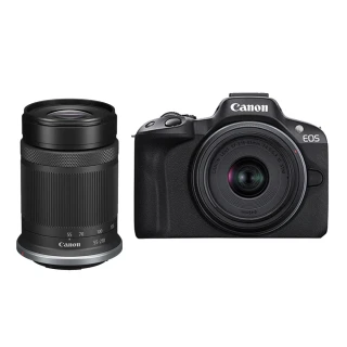 【Canon】EOS R50 + RF-S 18-45mm + RF-S 55-210mm 旅遊雙鏡組 超輕巧VLOG無反光鏡相機(公司貨)