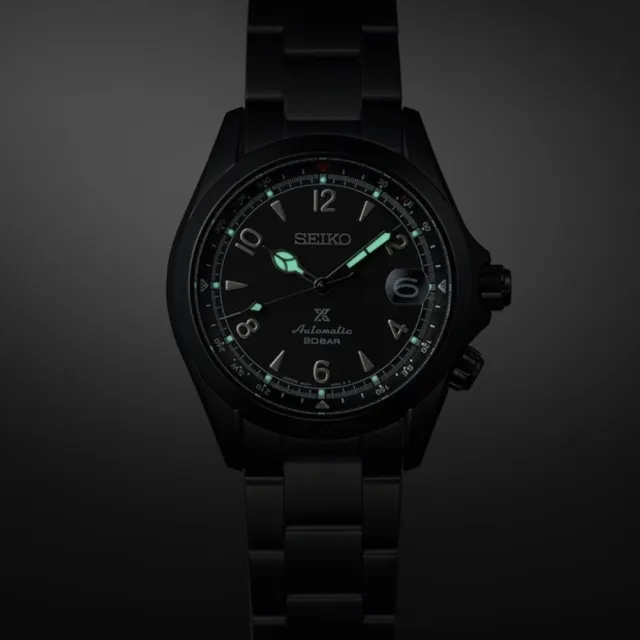 【SEIKO 精工】PROSPEX 黑標 黑潮系列 限量夜視 機械腕錶(6R35-02F0SD / SPB337J1)