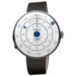 【klokers 庫克】KLOK-01-D4 藍色錶頭+皮革錶帶搭配摺疊錶扣