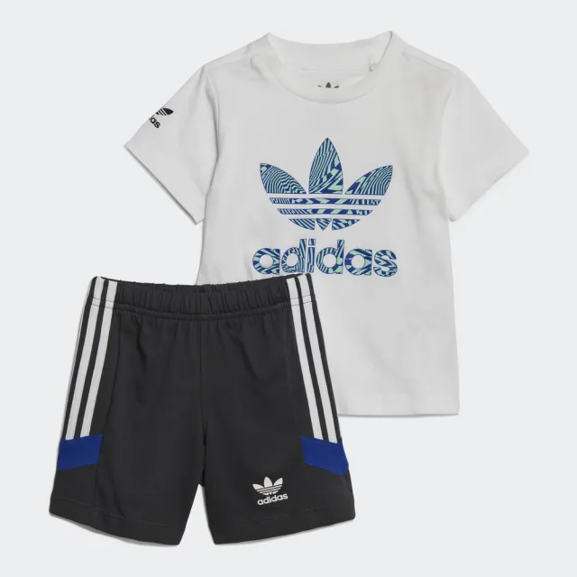 【adidas 官方旗艦】運動套裝 短袖/短褲 嬰幼童裝 - Originals IB9992