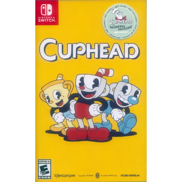 【Nintendo 任天堂】NS Switch 茶杯頭 Cuphead(中英日文美版)