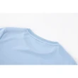 【FILA官方直營】KIDS 童吸濕排汗短袖上衣-淺藍(1TEX-4419-SB)
