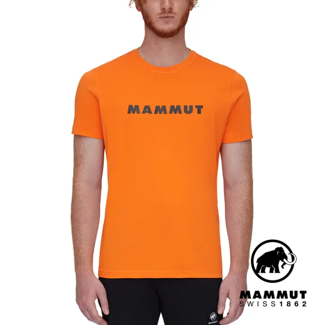 【Mammut 長毛象】Mammut Core T-Shirt Men Logo 輕便機能短袖T 男款 深柑桔橘 #1017-04030