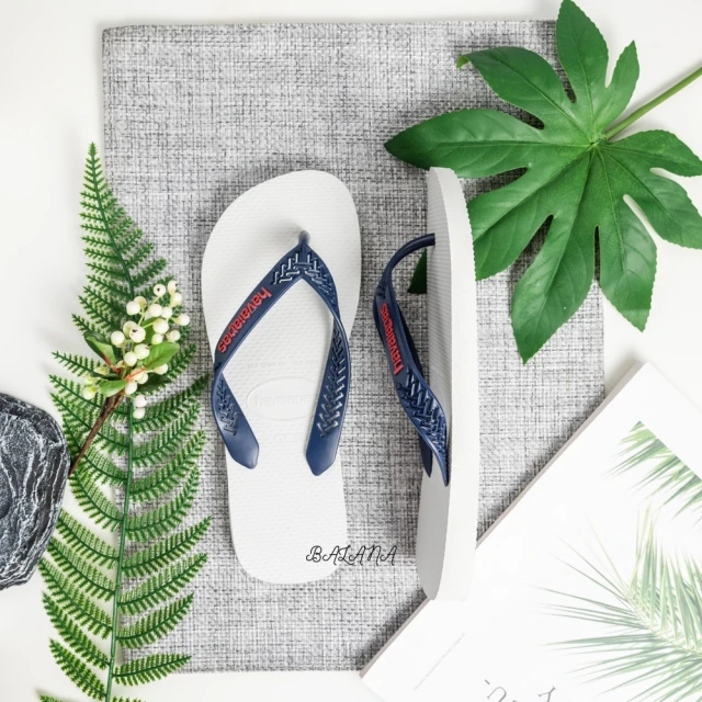 havaianas 哈瓦仕最優惠 POWER LIGHT SLOD白藍帶(拖鞋 男鞋 夾腳拖 素色 巴西 海灘拖 夏天)