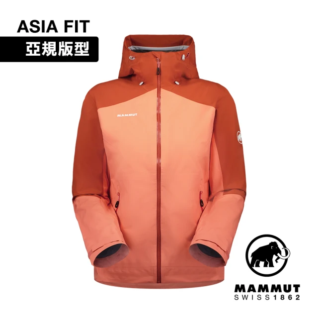 Mammut 長毛象 Convey Tour HS Hooded Jacket AF GTX防水連帽外套 女款 櫻花鮭粉/陶紅 #1010-28801