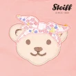 【STEIFF】熊頭童裝 條紋短袖洋裝(洋裝)