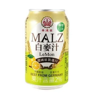 【崇德發】白麥汁檸檬口味330mlx6瓶