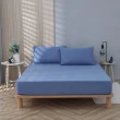 【GOODin】床包式防水保潔墊 竹棉系列(雙人加大三件組 4色可選 6尺床包x1+枕用x2)