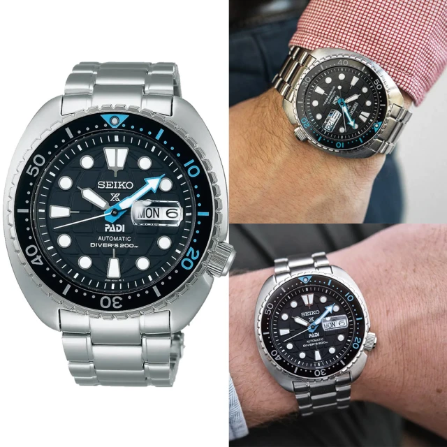 SEIKO 精工 Prospex PADI 海龜潛水200M聯名款機械錶(SRPG19K1/4R36-06Z0I)