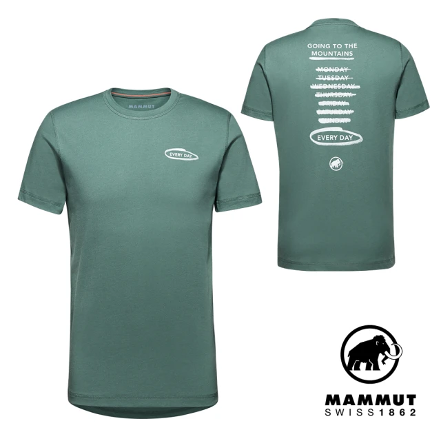 Mammut 長毛象 Mammut Core T-Shirt Every Day 機能短袖T恤 深玉石綠 男款 #1017-04022