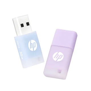 【HP 惠普】v168 32GB 迷你果凍隨身碟(丁香紫/微風藍)
