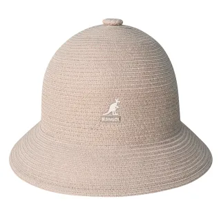 【KANGOL】BRAID 編織鐘型帽(米色)