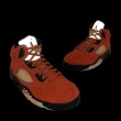 【NIKE 耐吉】Wmns Air Jordan 5 Retro Dunk on Mars 紅 黑 女鞋 麂皮(DD9336-800)
