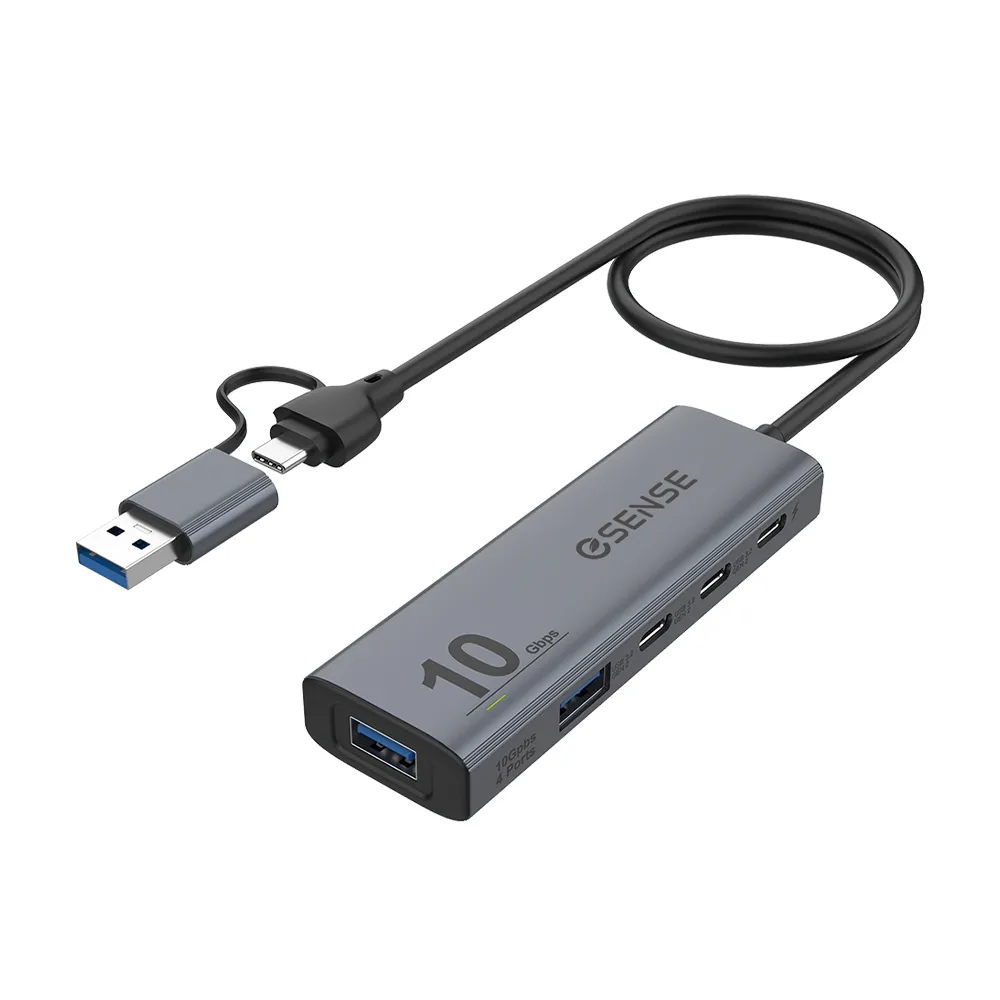 【ESENSE 逸盛】Esense B502 A+C USB3.2 Gen2 Hub(01-EHB502TA)