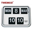 【TWEMCO】BQ-17 翻頁鐘 中文 英文萬年曆 壁掛(共2色)
