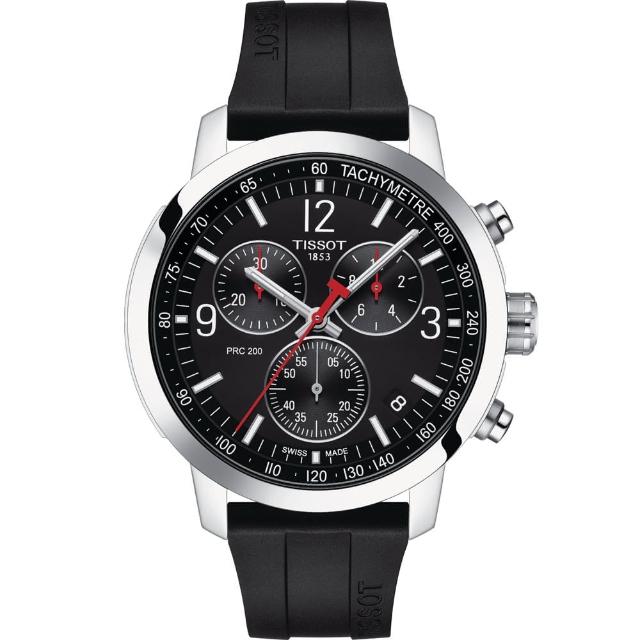 【TISSOT 天梭】T-Sport PRC 200 CHRONOGRAPH計時腕錶(T1144171705700)父親節 送禮自用首選