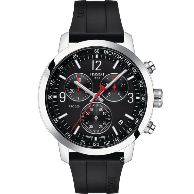 【TISSOT天梭 官方授權】T-Sport PRC 200 CHRONOGRAPH計時腕錶 情人節 送禮首選(T1144171705700)