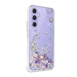 【apbs】Samsung Galaxy A55/A54/A53/A35 輕薄軍規防摔水晶彩鑽手機殼(祕密花園)