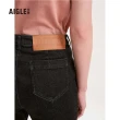 【AIGLE】女 棉質彈性牛仔褲(AG-2A235A100 黑色)