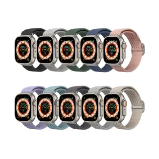 【RHINOSHIELD 犀牛盾】活動品 Apple Watch 專用編織錶帶 42/44/45/49mm適用(多色可選)