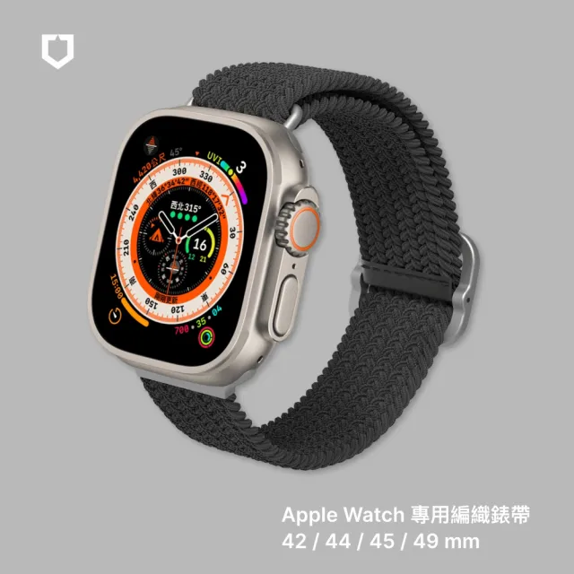 【RHINOSHIELD 犀牛盾】Apple Watch SE2/6/SE/5/4共用 44mm 防摔錶殼錶帶組｜手錶殼+編織錶帶(多色可選)