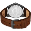 【Timberland】天柏嵐 NORTHBRIDGE系列 經典型男腕錶 皮革錶帶-煙燻灰45mm(TDWGA2152103)