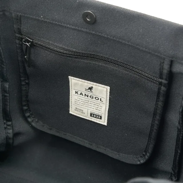 【KANGOL】雙11 側背包 帆布包 草寫LOGO 托特包 包包(63251703-)