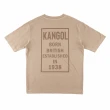 【KANGOL】短袖 短T 卡其 印花LOGO 上衣 中性 男女(6325100732)