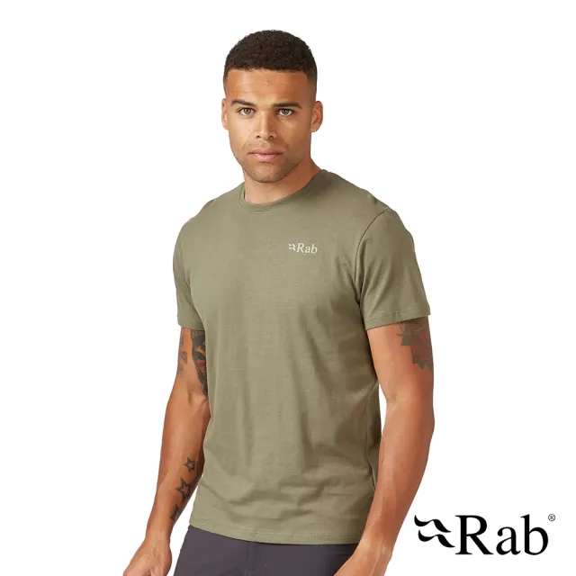 【RAB】Stance Axe Tee 有機棉短袖T恤 男款 淺卡其 #QCB83