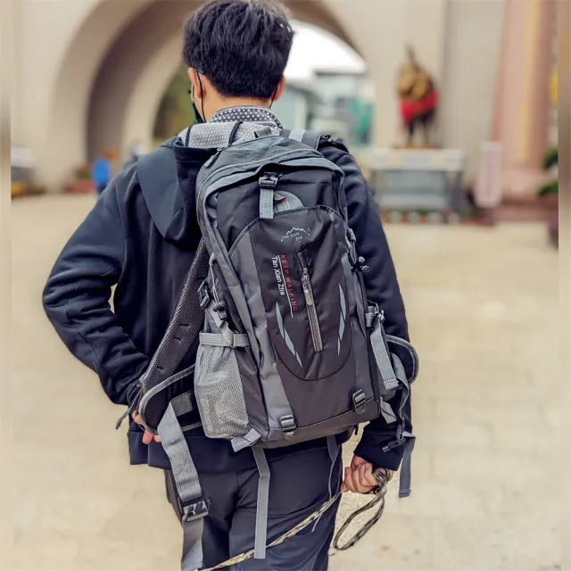 【May Shop】雙11 輕便 戶外背包雙肩包男女徒步運動旅行登山包
