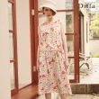 【Diffa】氣質花卉連身洋裝-女