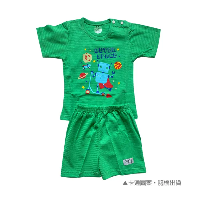 【Oluna 歐露娜】童馨 透氣排汗 短袖套裝(小孩睡衣 幼童短袖 兒童短袖 幼童睡衣 幼童短袖)
