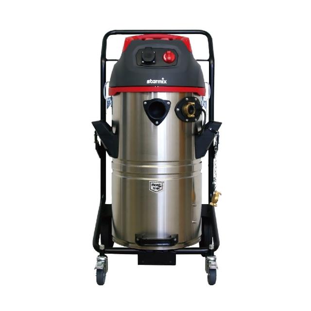 Starmix吸特樂 NSG PA-1455 NSG PA-1455 是一款多功能多泵式吸塵器,具備吸塵、吸水、吸油及吹氣功能,適合室內外多種清潔需求。吸力功率達1400W,最大真空壓力259mb,桶身容量55L,吸塵容量50L,吸水容量43L。配備多摺筒式過濾器、吸水吸油過濾網袋與網套,並附吸塵軟管組、排水軟管組、延伸管、調風把手等配件。適用於木材、鋼材、石材、床墊、大理石、磁磚、長毛地毯、短毛地毯、強化地板、木地板、深色地板、油布、貼皮等多種表面。重量9kg,音量水平71-80dB,適閤家庭與專業清潔使用。