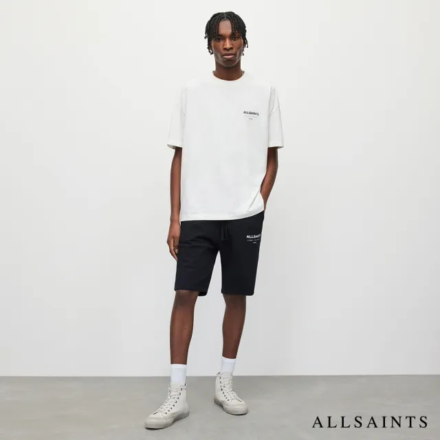 【ALLSAINTS】UNDERGROUND 純棉LOGO東京地下搖滾休閒短褲 MG256Y(直筒版型)