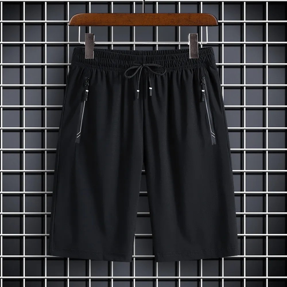 【B+ 大尺碼專家】現貨-大小尺碼-冰絲 排汗 涼感 彈性 運動 短褲(0205552)