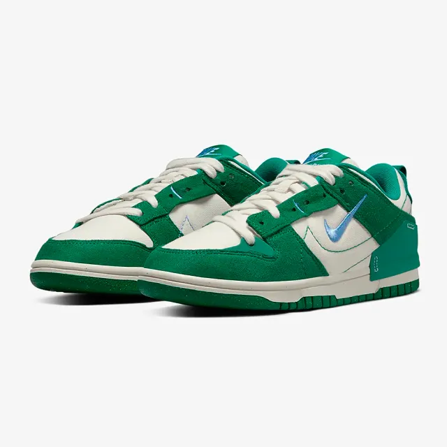 NIKE 耐吉】Nike Dunk Low Disrupt 2 女鞋經典米綠休閒鞋解構拼接綠寶