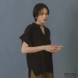 【MO-BO】V領翻折造型袖上衣