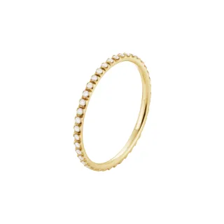 【Georg Jensen 官方旗艦店】SIGNATURE DIAMONDS 戒指(18K黃金 鑽石 戒指)
