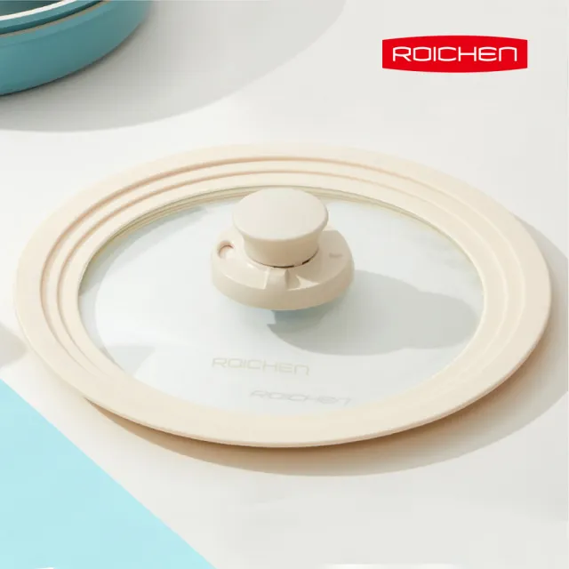 【Roichen】韓國專利蒸氣閥多用鍋蓋 24-28cm｜圓型鍋通用｜陶瓷鍋、不沾鍋皆適用