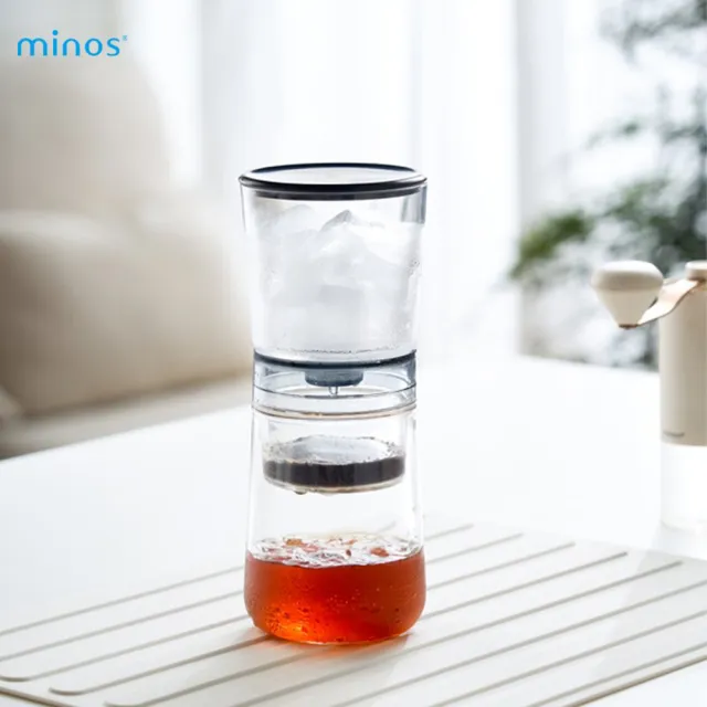 【Minos】冰滴咖啡壺 350ml(外部輕鬆調節滴速、可無耗材、在家做冰滴)