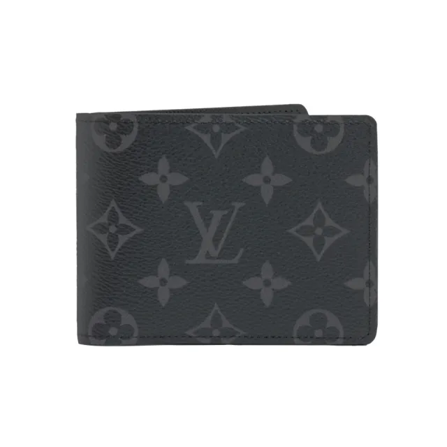 【Louis Vuitton 路易威登】MULTIPLE 經典老花 交叉式卡夾短夾 錢包(M61695/M60895)